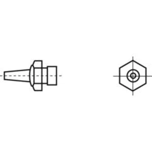 Horkovzdušná tryska Weller R04, 1.2 mm
