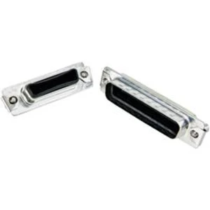 D-SUB krytka IP67 Conec 165X14749X pro 37pólovou D-SUB zásuvku, stříbrná, 1 ks