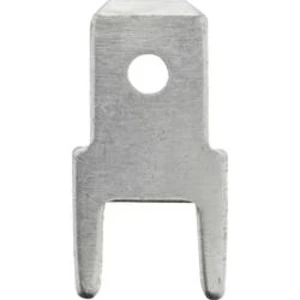 Faston zástrčka Vogt Verbindungstechnik 382505.68 4.8 mm x 0.5 mm, 180 °, bez izolace, kov, 100 ks