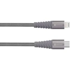 IPod/iPhone/iPad USB kabel Skross 2700272, 1.00 m, šedá