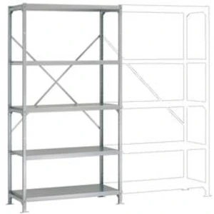 Základní modul regálu oddělení Manuflex RM2282, (š x v x h) 1030 x 2000 x 600 mm