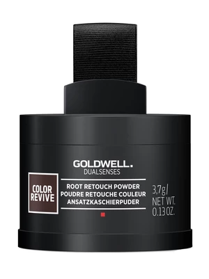 Pudr pro zakrytí odrostů a šedin Goldwell Color Revive - 3,7 g - tmavě hnědá až černá (205647) + dárek zdarma
