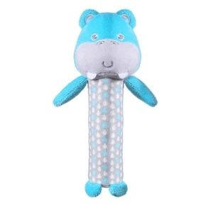 Plyšová pískací hračka Hippo Marcel, 17 cm, BabyOno