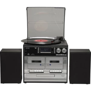 Denver MRD-166 stereo systém DAB+, gramofón, SD, UKW, USB, funkcia záznamu 2 x 2 W čierna