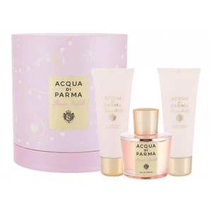 Acqua di Parma Le Nobili Rosa Nobile darčeková kazeta parfumovaná voda 100 ml + sprchovací gél 75 ml + telový krém 75 ml pre ženy