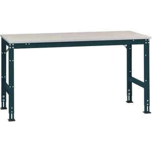 Manuflex AU4011.7016 UNIVERSAL štandardný pracovný základný stôl s melamínovou doskou, ŠxHxV = 1000 x 800 x 760-870 mm