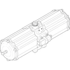 FESTO kyvný pohon 553208 DAPS-1920-090-RS2-F16-T6 Materiál puzdra: hliníková slitina k tváření  1 ks