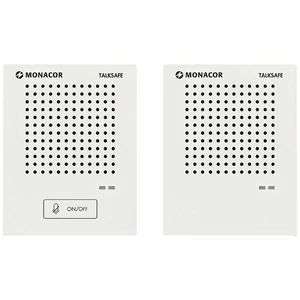 Monacor TALKSAFE intercom káblový   biela