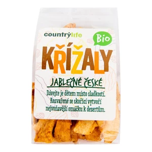 Křížaly jablečné české 60 g BIO   COUNTRY LIFE