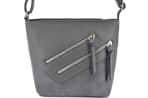 Dámská kabelka crossbody - tmavě šedá