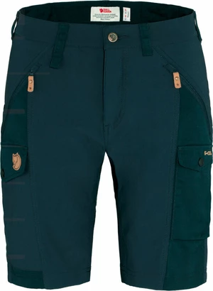 Fjällräven Nikka Shorts Curved W Dark Navy 38 Pantalones cortos para exteriores