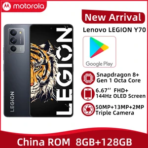 Lenovo Legion Y70 Mobile Phone 6.67'' 144Hz OLED Screen Snapdragon 8 Plus Gen 1 Octa Core 5100 mAh Battery 50MP Triple Camera