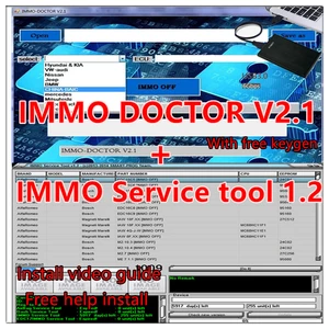 2023 hot sell Immo Doctor V2.1 with free keygen+ Edc 17 Immo Service Tool V1.2 Immo Off DPF EGR DTC Remover Software for sim2k..