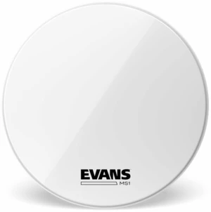 Evans BD24MS1W MS1 Marching Bass White 24" Feță pentru tobă de fanfară
