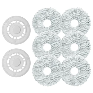 Robot Vacuum Cleaner Washable Mop Rags Mop Cloth Stents Replacement Accessories For Xiaomi Mijia B101CN/Dreame S10 S10 Pro