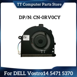 TT New Original For Dell Vostro 14 5471 5370 Laptop Built-in Cooling Fan 0RV0CY RV0CY Free Shipping