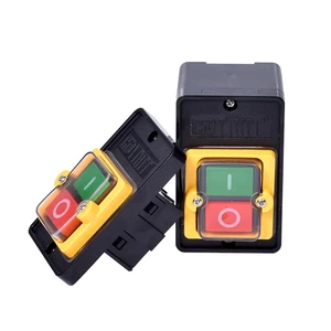 KAO-5H 10H KAO-5M 10A 380V On/ Off Push Button Switch for Cutting Machine Bench drill Waterproof
