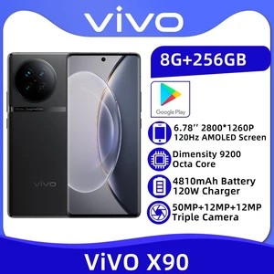 VIVO X90 5G NFC Dimensity 9200 Octa Core 6.78'' 120Hz AMOLED Screen 50MP Triple Camera 4810mAh Battery 120W Fast Charger