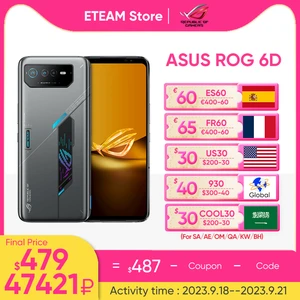 ASUS-ROG 6D Ultimate Gaming 165Hz MediaTek Dimensity 9000+ Samsung Screen 6000mAh Battery rog 6d ultimate