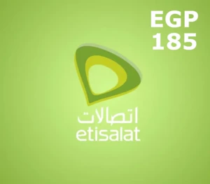 Etisalat 185 EGP Mobile Top-up EG
