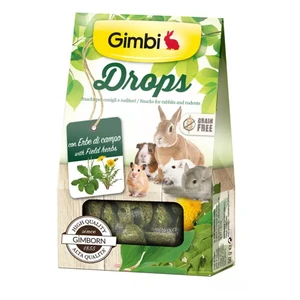GIMBI Drops pro hlodavce s polními bylinkami 50 g
