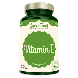 GREENFOOD NUTRITION Vitamín E 60 kapsúl