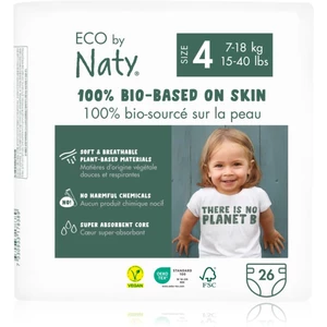 ECO by Naty Nappies Maxi Size 4 jednorazové EKO plienky 7-18 kg 26 ks