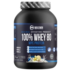 MAXXWIN 100% Whey protein 80 vanilka 2200 g