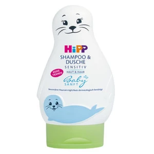 HiPP BabySanft Šampon Vlasy&tělo Lachtan 200 ml