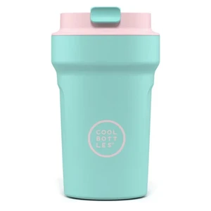 Cool Bottles Nerezový termohrnek Paradise třívrstvý 350 ml - tyrkysová