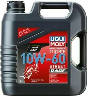 Liqui Moly 1687 Motorbike 4T Synth 10W-60 Street Race 4L Aceite de motor