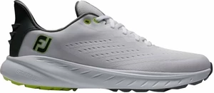 Footjoy Flex XP Mens Golf Shoes Alb/Negru/Lămâie verde 43