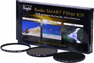 Kenko Smart Filter 3-Kit Protect/CPL/ND8 82mm Filtre d'objectif