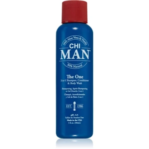 CHI Man The One 3 v 1 šampon, kondicionér a sprchový gel 30 ml