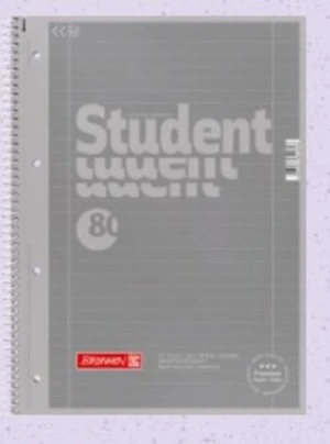 Student blok A4 CC stříbrný lin 80 listů