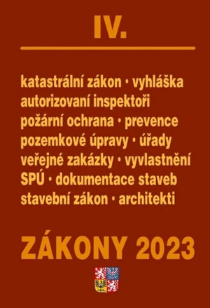 Zákony IV 2023 Stavebnictví, půda
