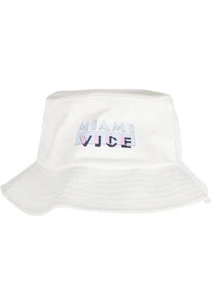 Miami Vice Logo Bucket Hat White