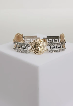 Fancy bracelet silver/gold