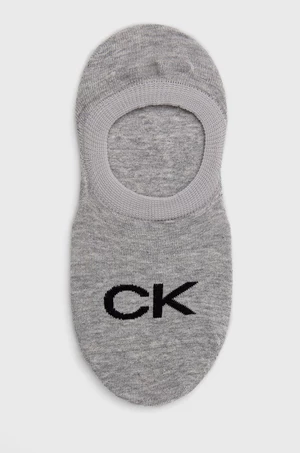 Ponožky Calvin Klein dámske, šedá farba, 701218773