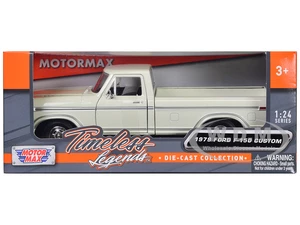 1979 Ford F-150 Pickup Truck White 1/24 Diecast Model Car by Motormax