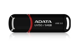 Flash disk ADATA UV150 64GB, USB 3.0, černý