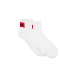 HUGO BOSS Two Pack Of Short Socks With Red Logo