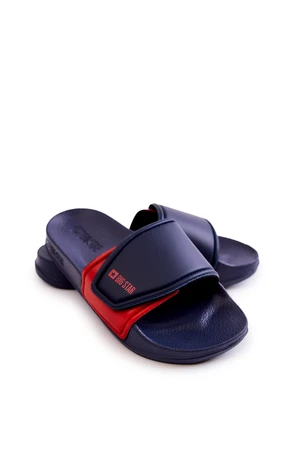 Children's summer slippers Big Star - dark blue