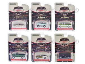 Barrett Jackson "Scottsdale Edition" Set of 6 Cars Series 13 1/64 Diecast Model Cars by Greenlight