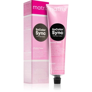 Matrix SoColor Sync Pre-Bonded Alkaline Toner Full-Bodied alkalický toner na vlasy odtieň 4A Mittelbraun Asch 90 ml