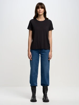Big Star Woman's T-shirt_ss T-shirt 152290 Black 905