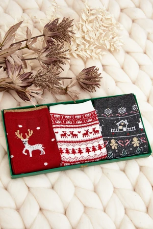Women's Christmas Socks 3-Pack