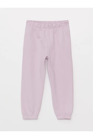 LC Waikiki Basic Baby Girl Jogger Tracksuit Bottoms with Elastic Waist.