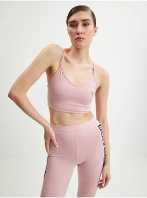 Light pink womens sports bra Guess Angelica Active - Women