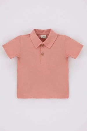 DEFACTO Baby Boy Regular Fit Pique Short Sleeve T-Shirt